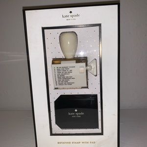 Kate spade rotating stamp